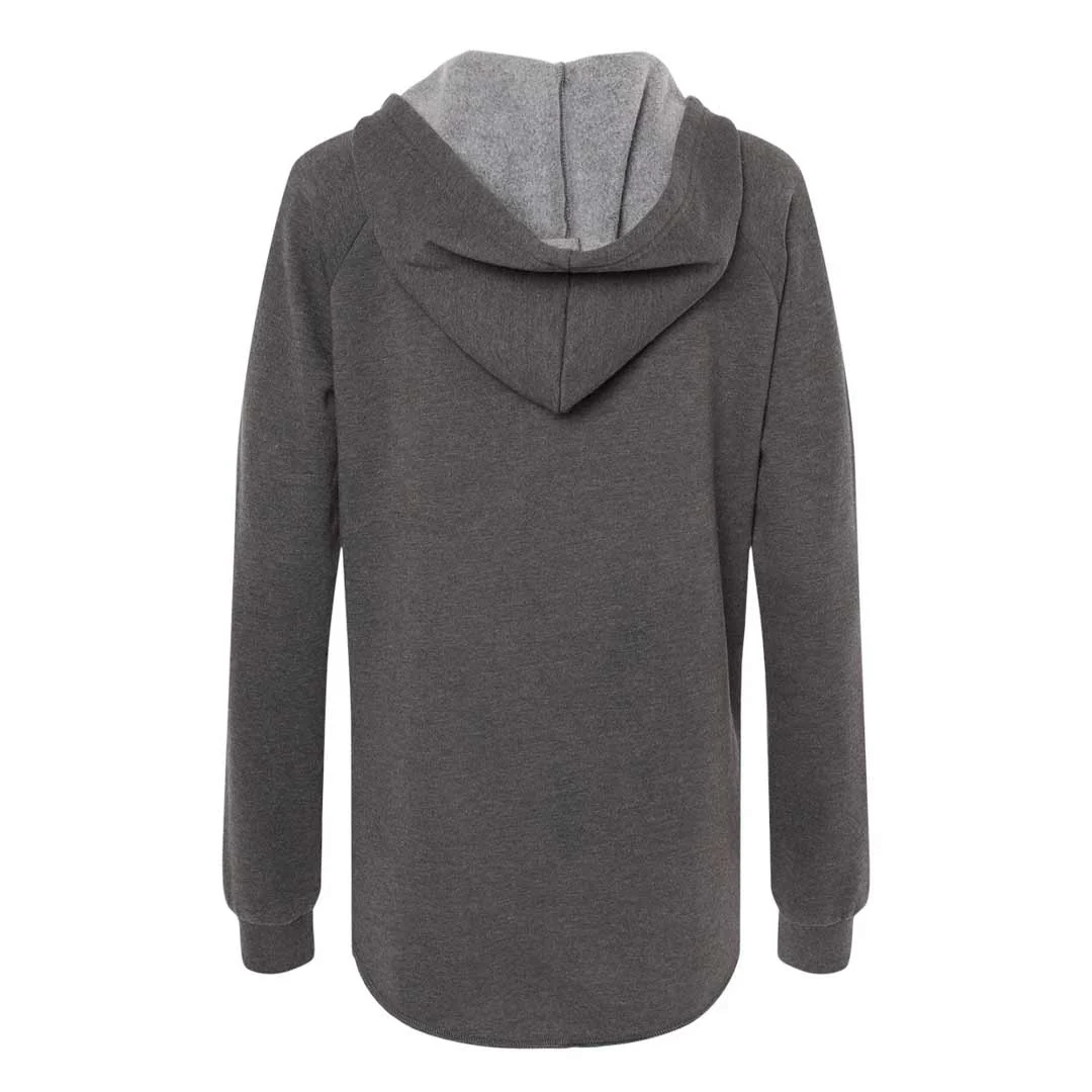 Independent Trading Company - Women's California Wave Wash Pullover Hoodie (PRM2500C SHDW) - Image 4