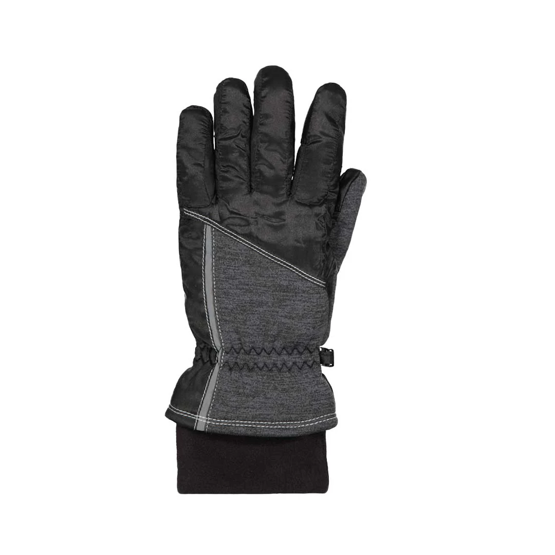 Isotoner - Women's Sleekheat Waterproof Ski Gloves (30539 BLK) - Image 2