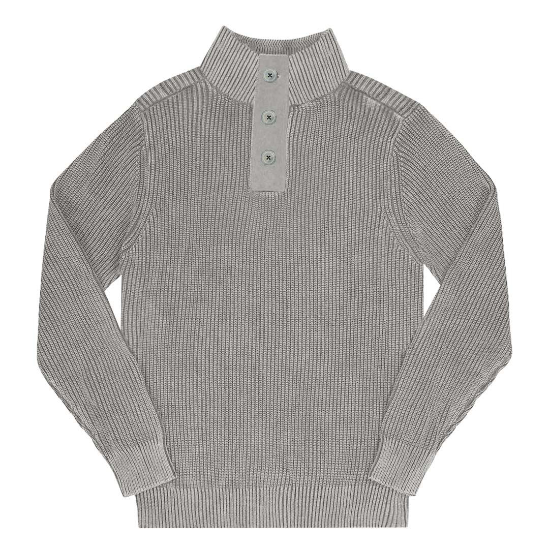 Levelwear - Men's Carbon Long Sleeve Mockneck Sweater (HR50L ABJ)