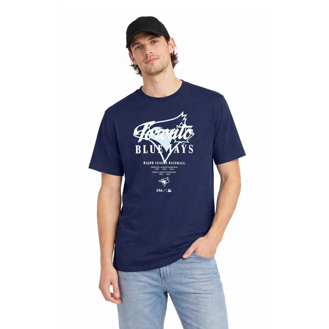 MLB - Men's Toronto Blue Jays American League Championship Series T-Shirt (XVML0LOMSC3A1PB 41NVY) - Image 2
