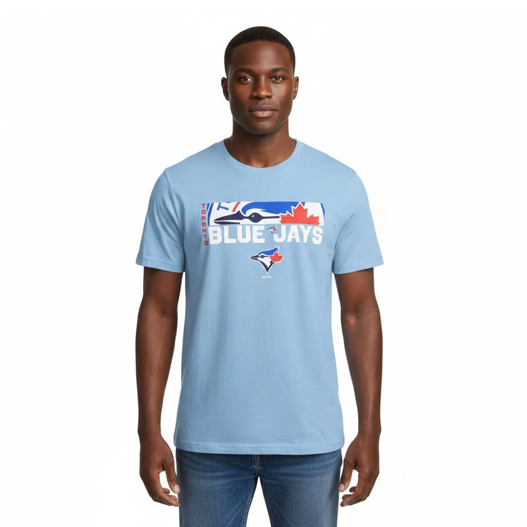 MLB - Men's Toronto Blue Jays Zoom View T-Shirt (XVML0LLMSC3A1PB 45LBL) - Image 2