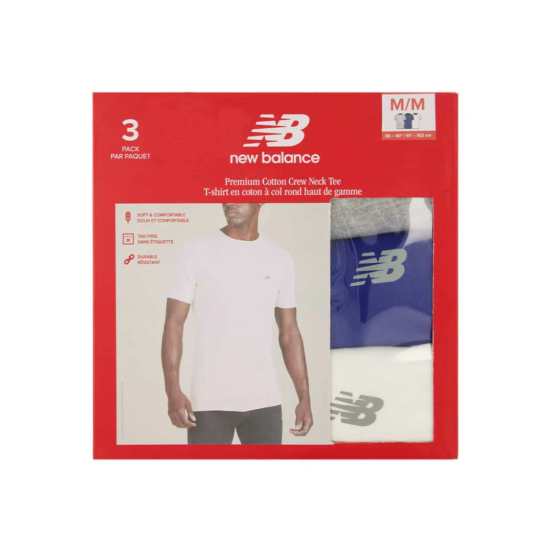 New Balance - Men's 3 Pack Performance Cotton T-Shirt (NB 3085-3-0022N) - Image 5