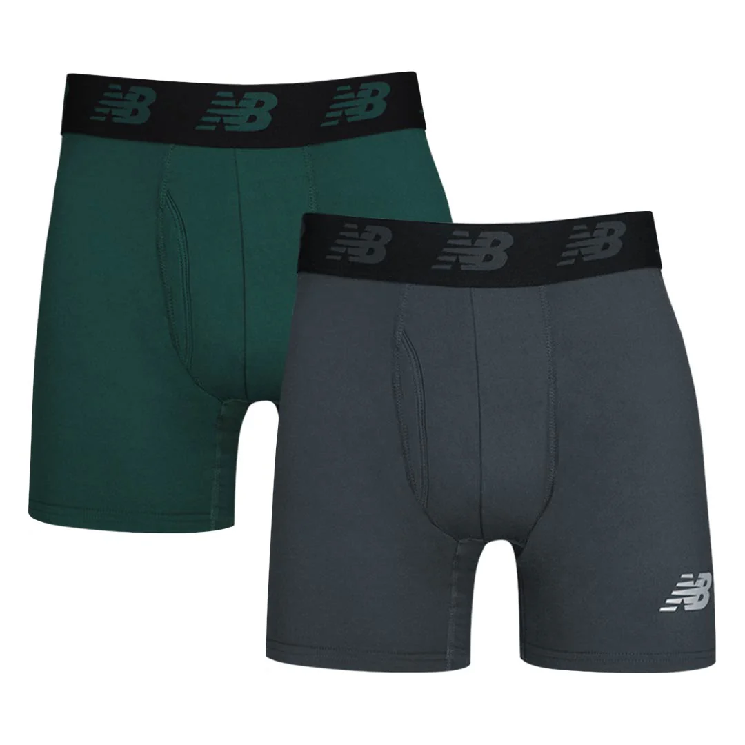 New Balance - Men's Premium 2 Pack Boxer Brief (NB3001-2 341N)