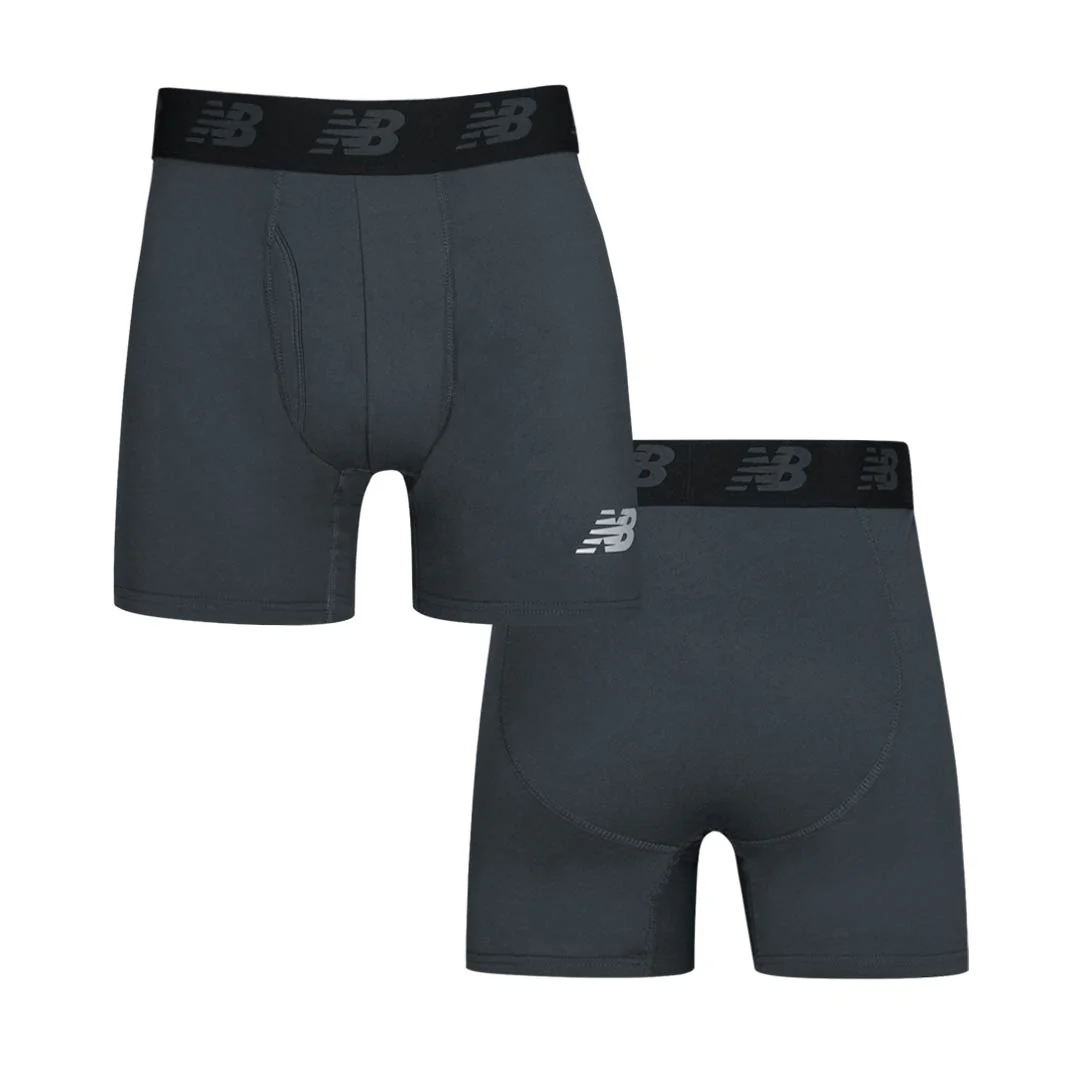 New Balance - Men's Premium 2 Pack Boxer Brief (NB3001-2 341N) - Image 4