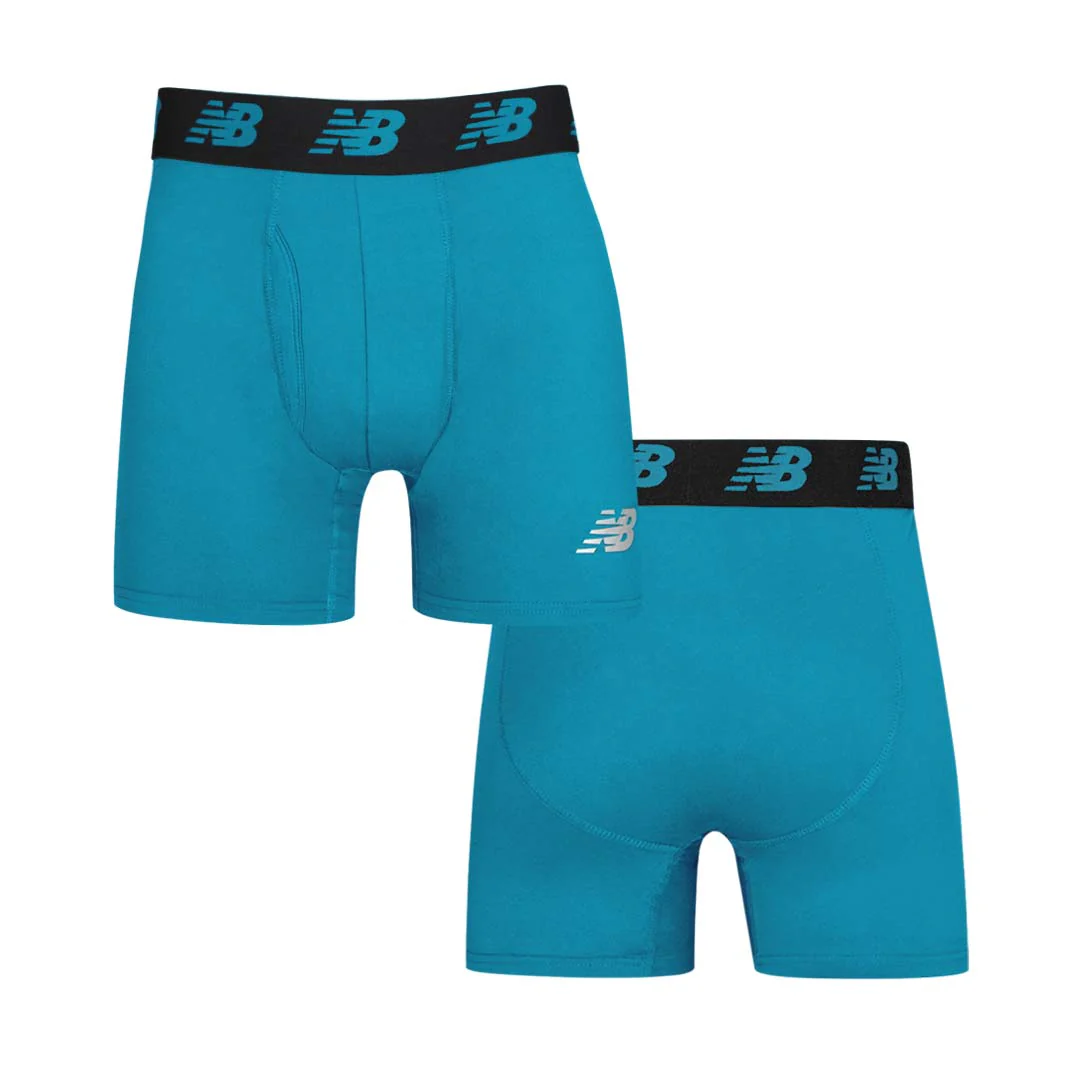 New Balance - Men's Premium 2 Pack Boxer Brief (NB3001-2 477N) - Image 3
