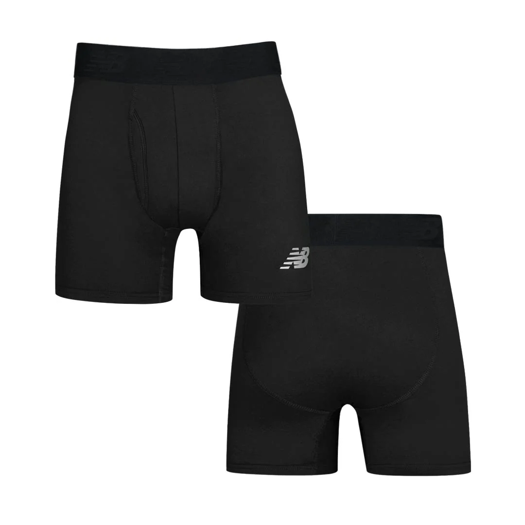 New Balance - Men's Premium 2 Pack Boxer Brief (NB3001-2 477N) - Image 4