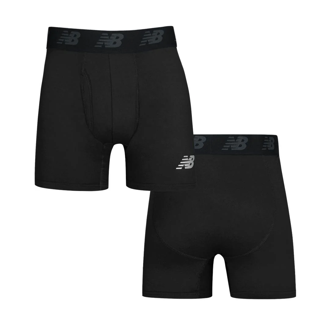 New Balance - Men's Premium 2 Pack Boxer Brief (NB3001-2 954N) - Image 4
