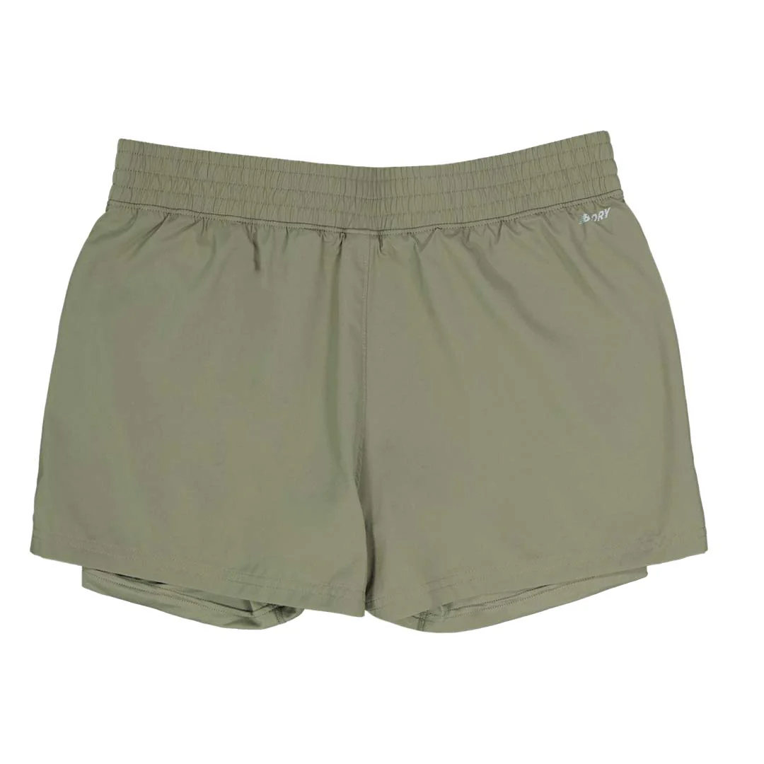 New Balance - Women's 2-In-1 Shorts (WS21459 CGN) - Image 2