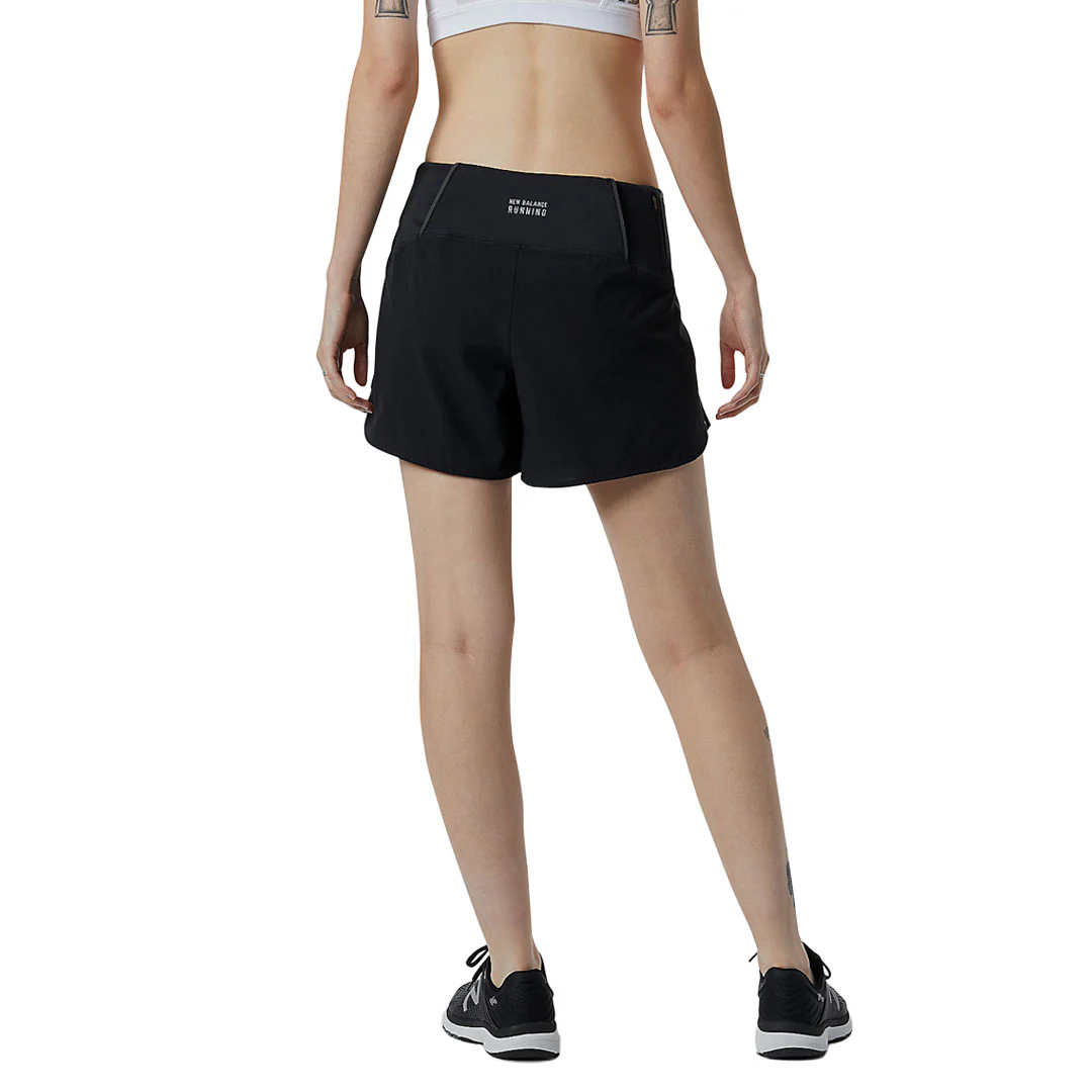 New Balance - Women's Impact Run 5 Inch Shorts (WS21268 BK) - Image 3
