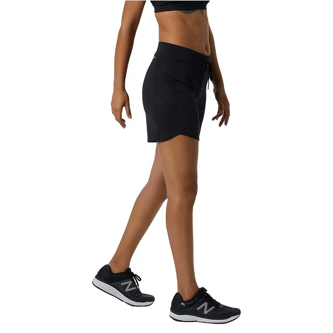 New Balance - Women's Impact Run 7 Inch Shorts (WS11238 BK) - Image 3