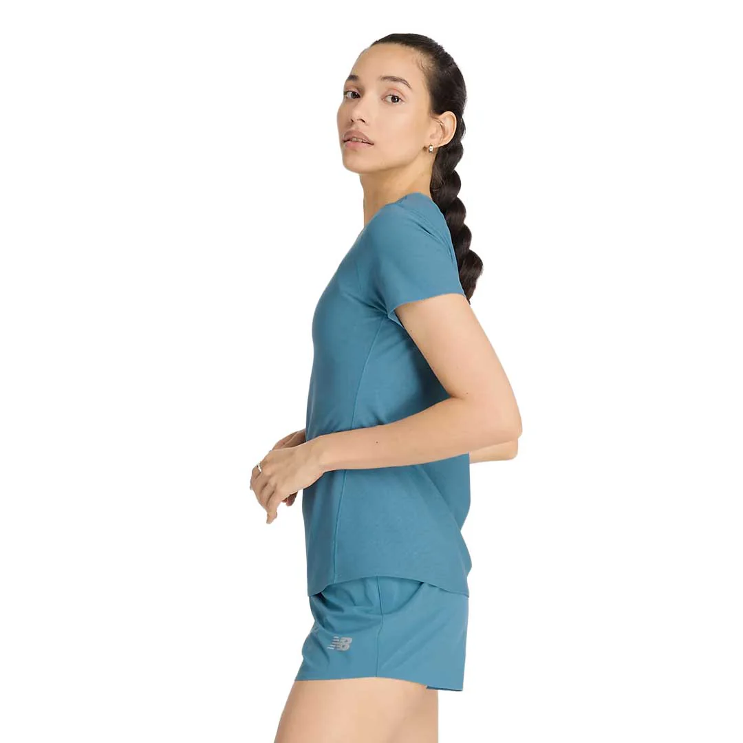 New-Balance - Women's Jacquard Slim T-Shirt (WT41281-TEI) - Image 4