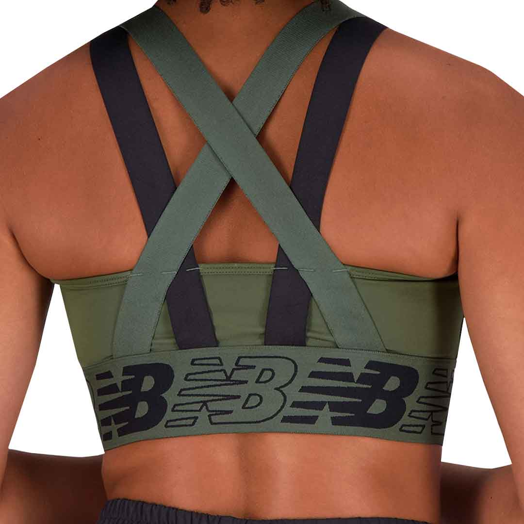 New Balance - Women's Relentless Crop Bra (WB31175 DON) - Image 5
