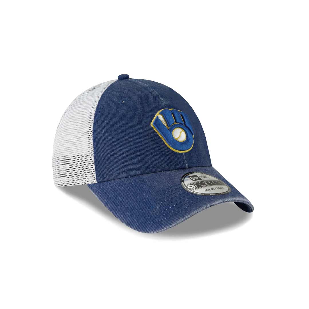 New Era - Milwaukee Brewers Cooperstown 9FORTY Trucker Hat (11946969) - Image 3