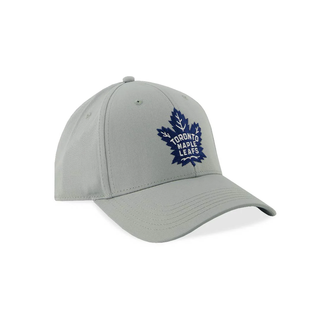 NHL - Men's Toronto Maple Leafs Flat Logo Hat (NHXX2KRMHDCC1PB 02GRY) - Image 2