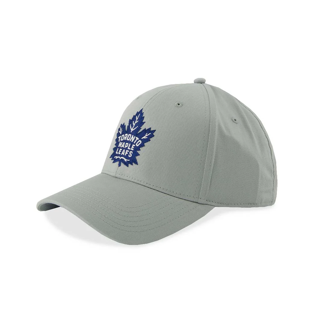 NHL - Men's Toronto Maple Leafs Flat Logo Hat (NHXX2KRMHDCC1PB 02GRY) - Image 3