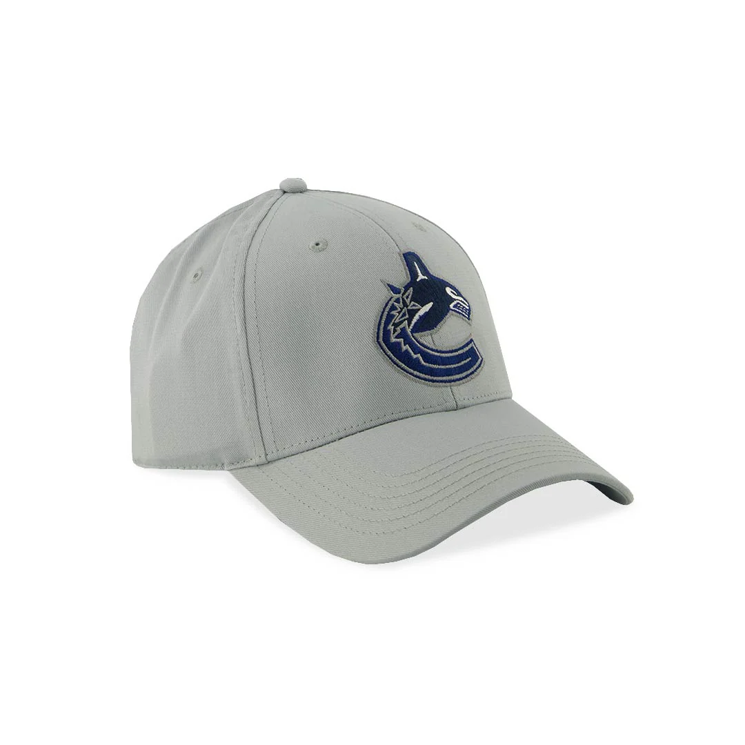 NHL - Men's Vancouver Canucks Flat Logo Hat (NHXX2KPMHDCC1PB 02GRY) - Image 2