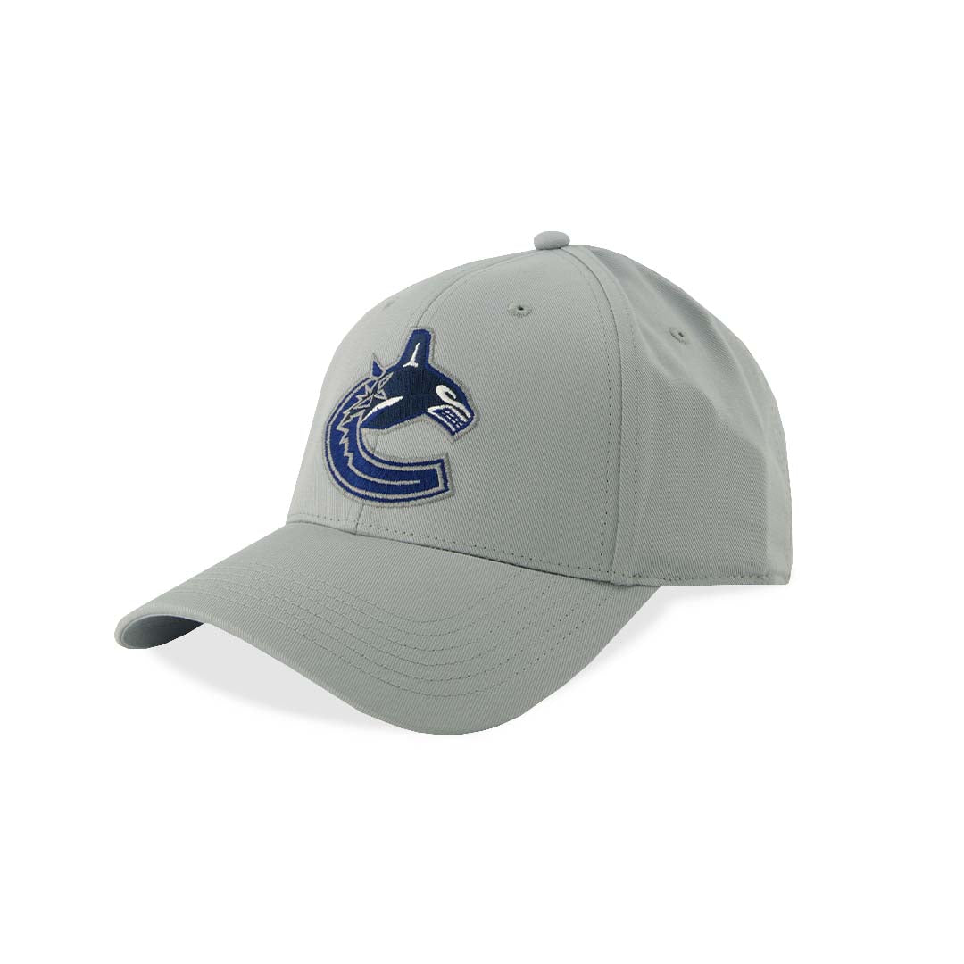 NHL - Men's Vancouver Canucks Flat Logo Hat (NHXX2KPMHDCC1PB 02GRY) - Image 3