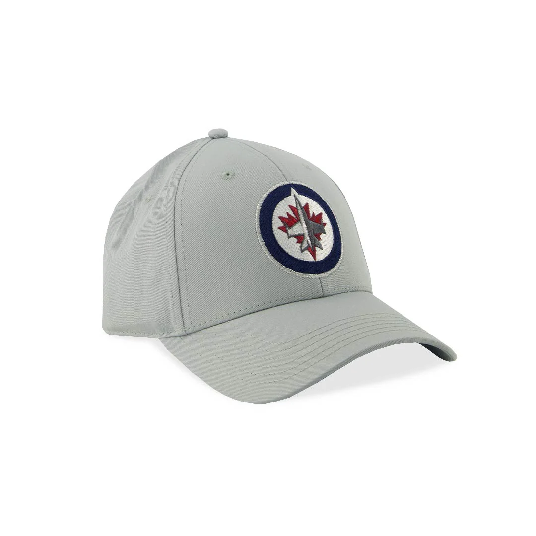 NHL - Men's Winnipeg Jets Flat Logo Hat (NHXX2KTMHDCC1PB 02GRY) - Image 2