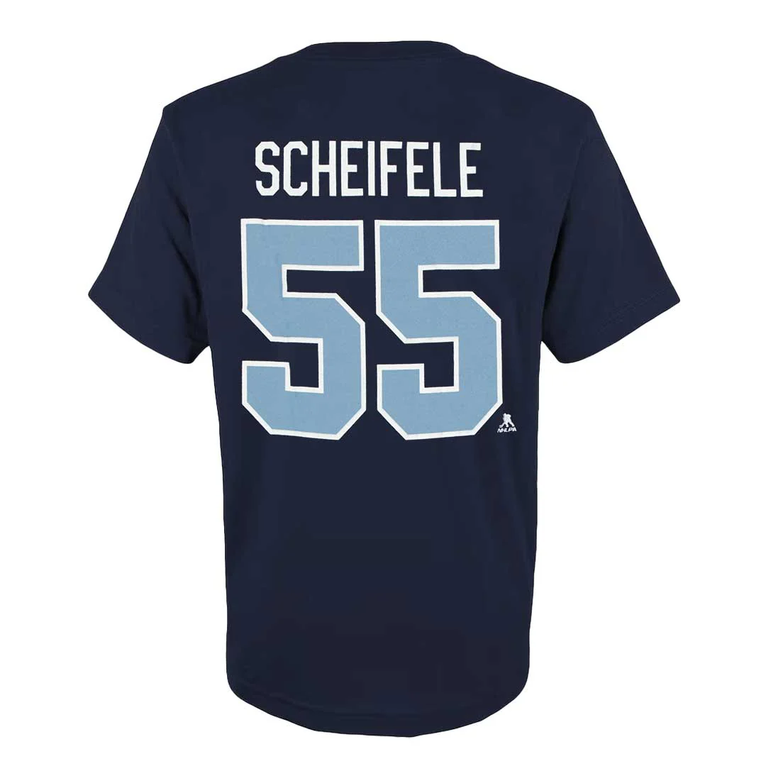 NHL - Men's Winnipeg Jets Mark Scheifele Short Sleeve T-Shirt (NHXX0U7MSC1P1CA 41NVY) - Image 2