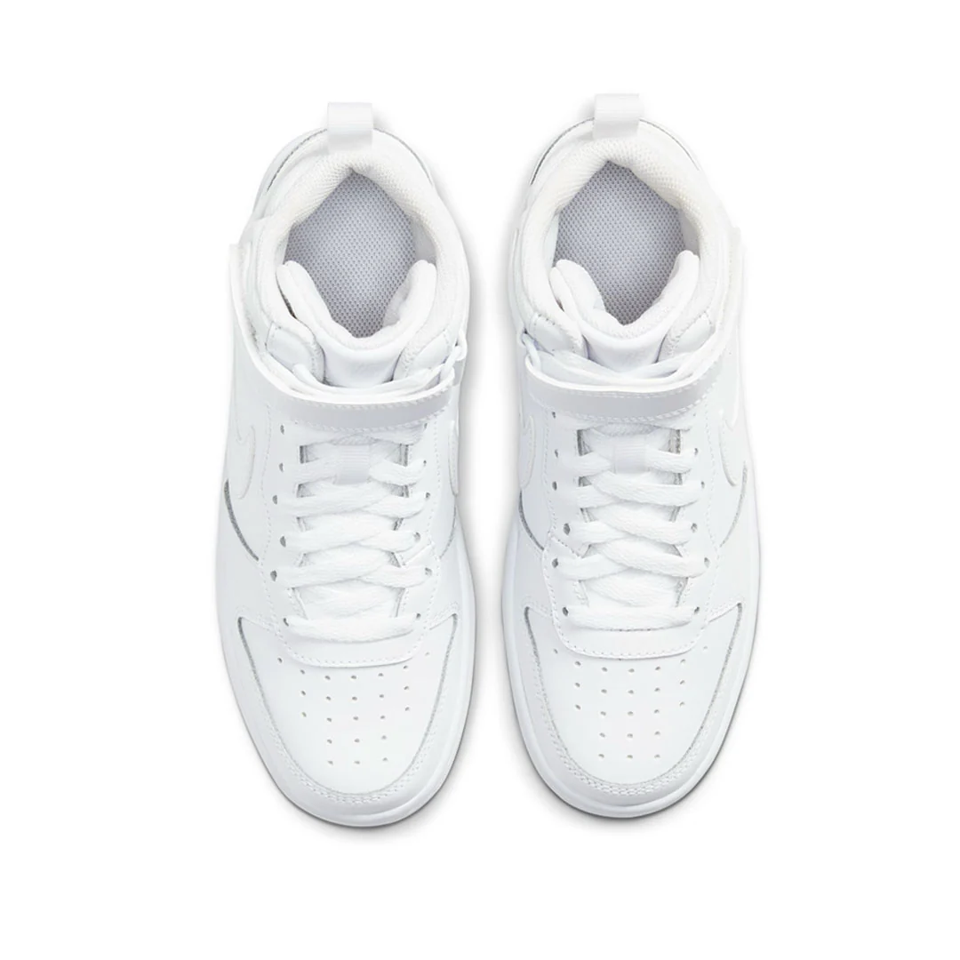 Nike - Kids' (Junior) Court Borough Mid 2 Shoes (CD7782 100) - Image 4