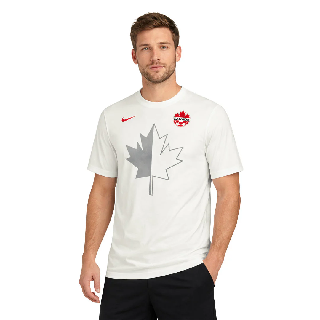 Nike - Men's Canada Soccer Core T-Shirt (M11332 WHT) - Image 2