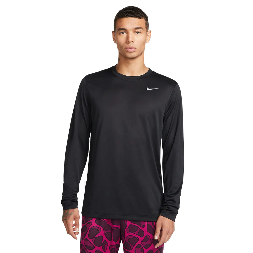 Nike - Men's Dri-Fit Legend Long Sleeve T-Shirt (DX0993 010) - Image 2