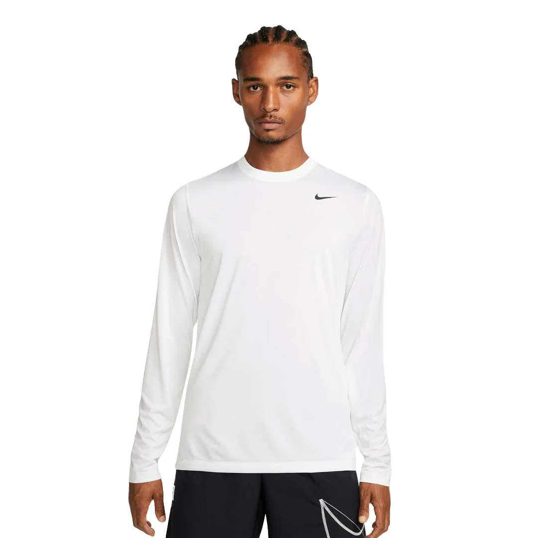 Nike - Men's Dri-Fit Legend Long Sleeve T-Shirt (DX0993 100) - Image 2