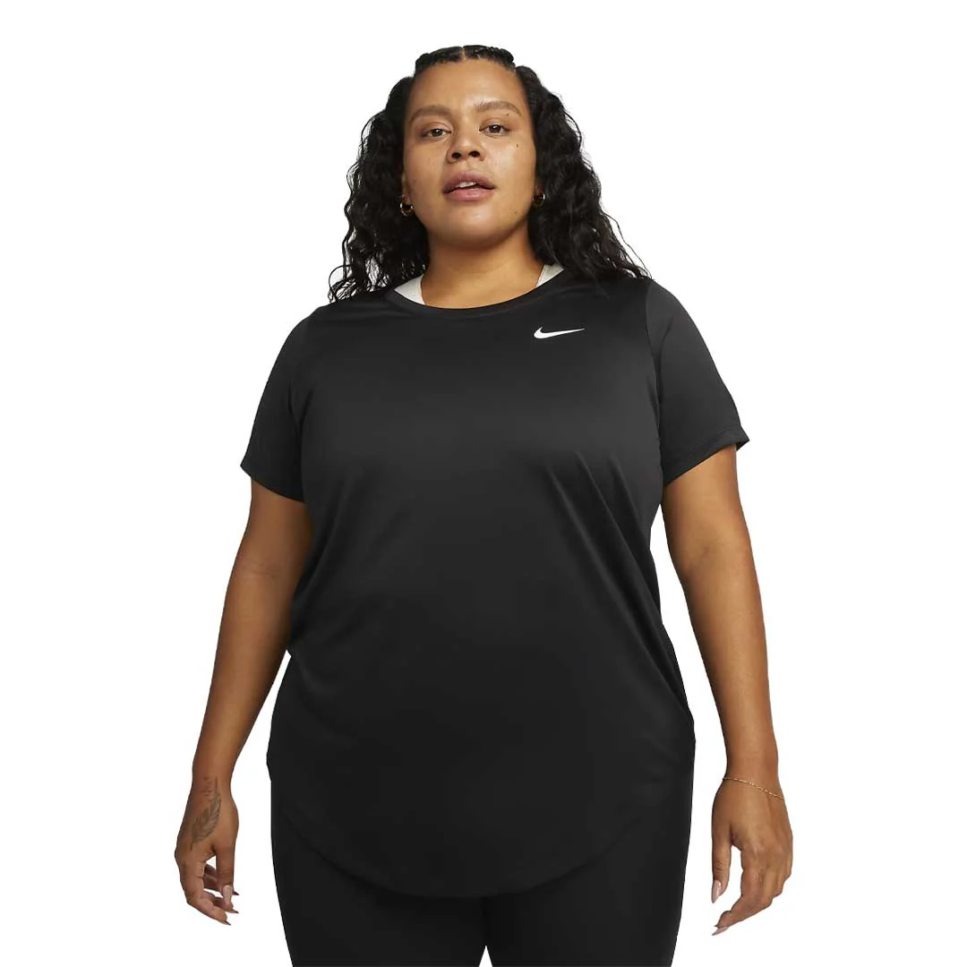 Nike - Women's Dri-Fit Short Sleeve T-Shirt (Plus Size) (FD0744 010) - Image 2