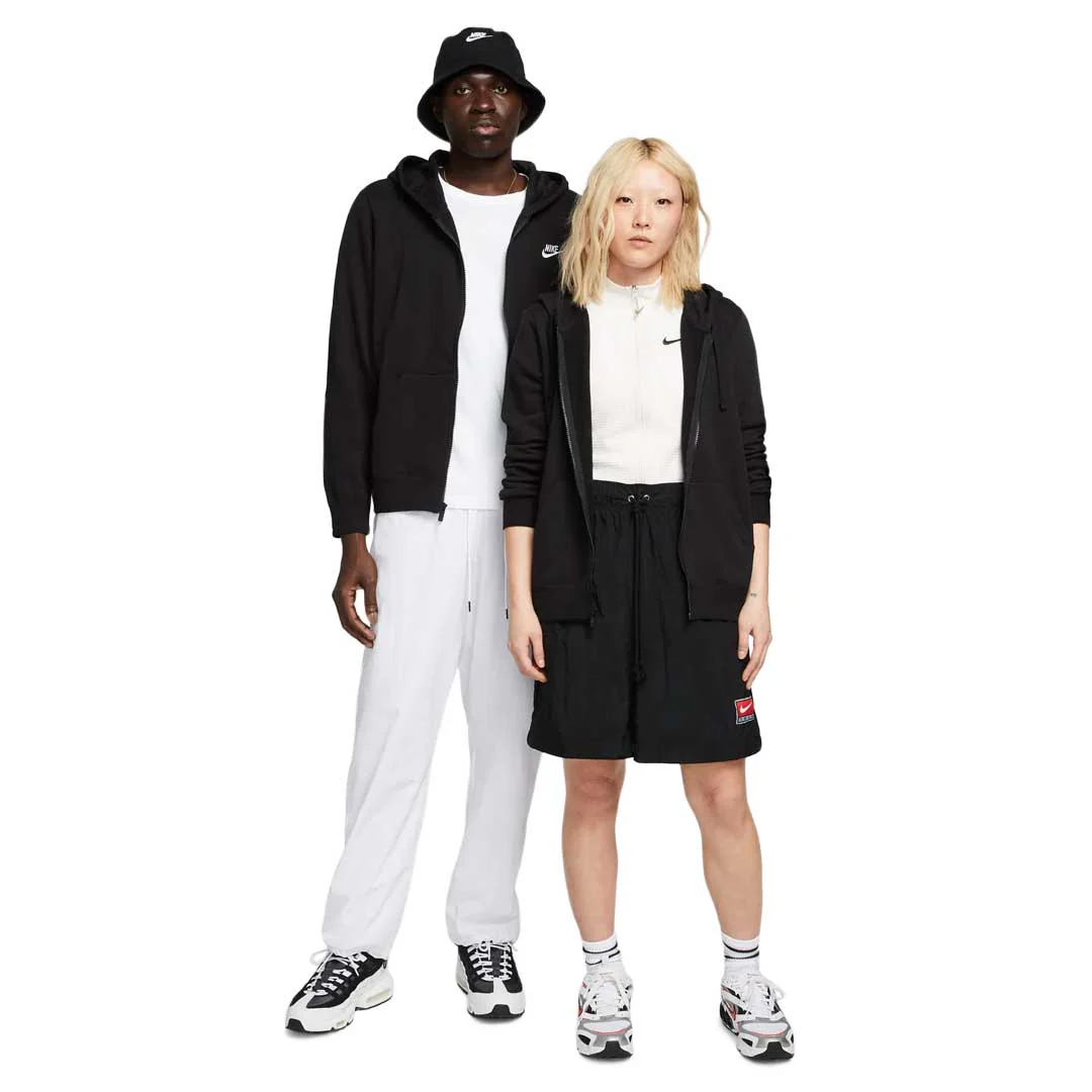 Nike - Women's NSW Club Fleece Full Zip Hoodie (DQ5471 010) - Image 4