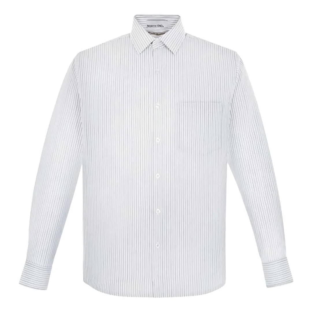 North End - Men's Align Wrinkle Resistant Vertical Striped Shirt (87044 701)