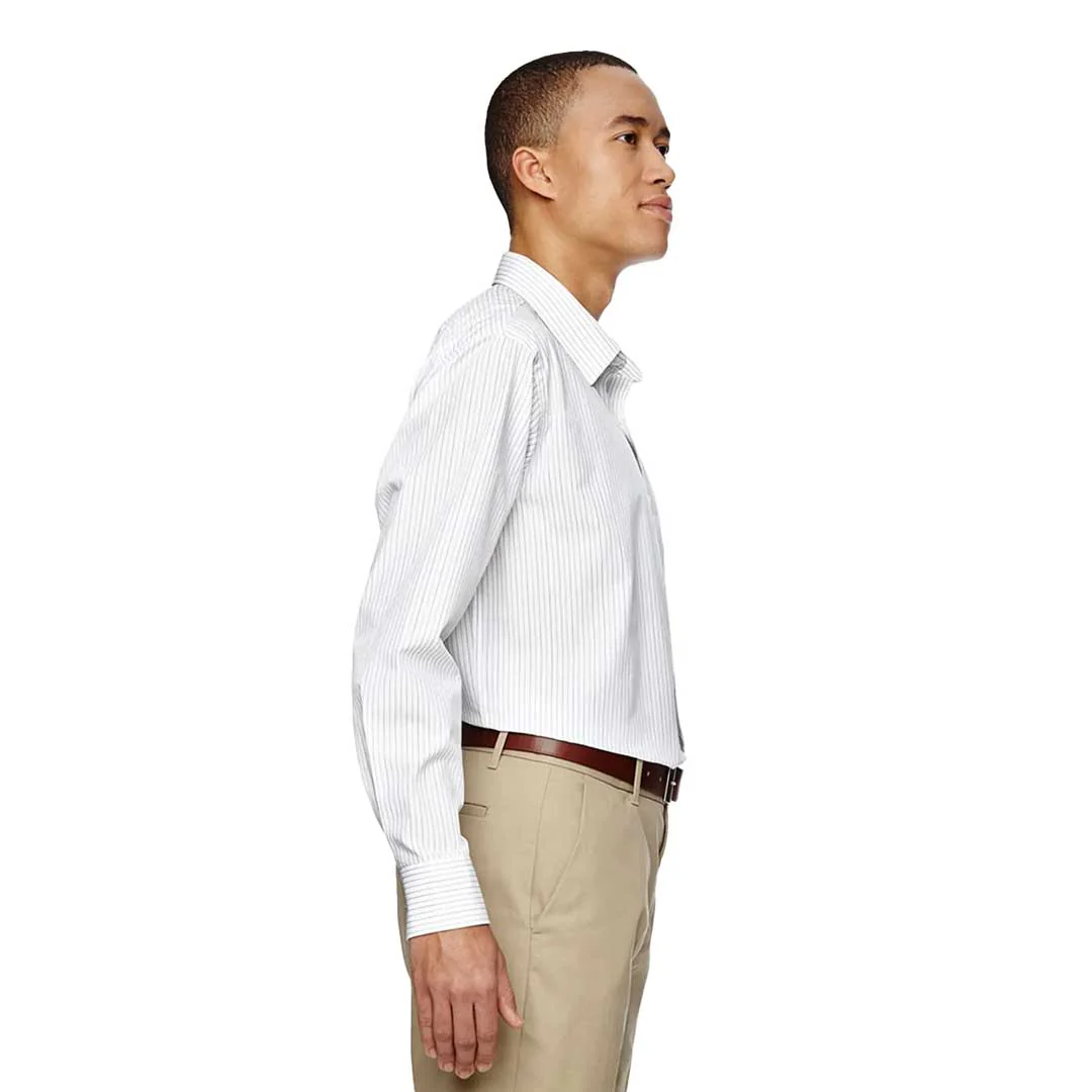 North End - Men's Align Wrinkle Resistant Vertical Striped Shirt (87044 701) - Image 2