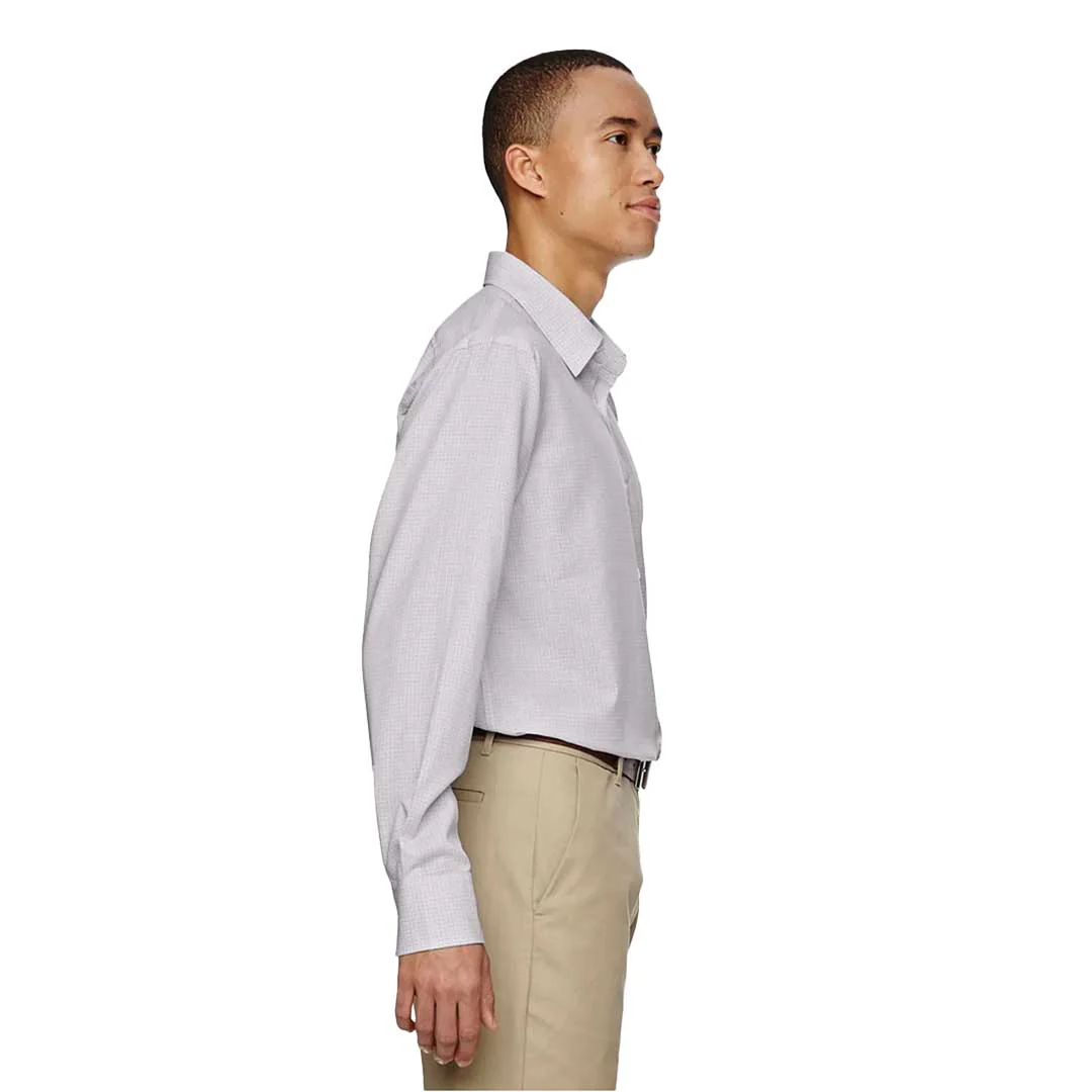 North End - Men's Paramount Wrinkle Resistant Checkered Shirt (87043 449) - Image 2