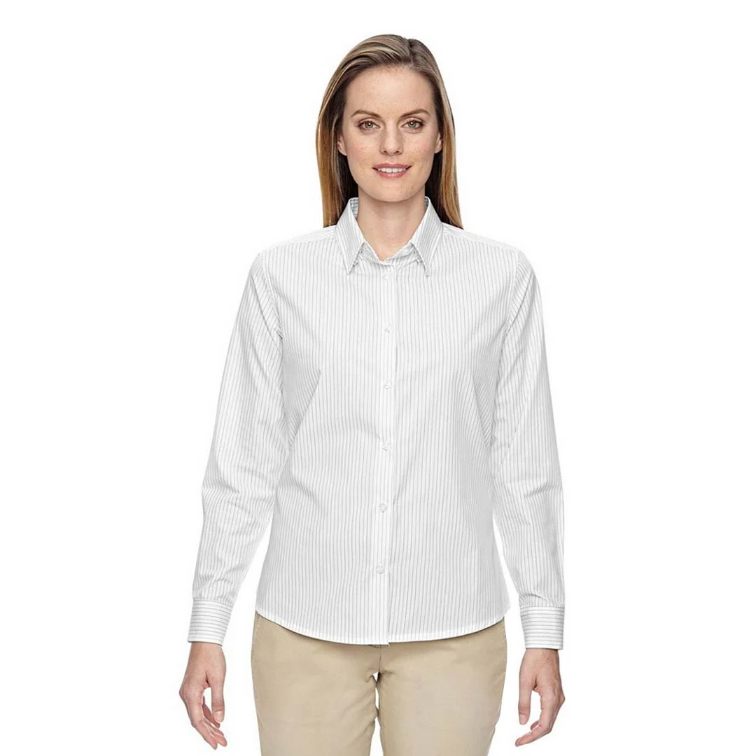 North End Sport - Women's Boardwalk Wrinkle Resistant Shirt (78674 701) - Image 2