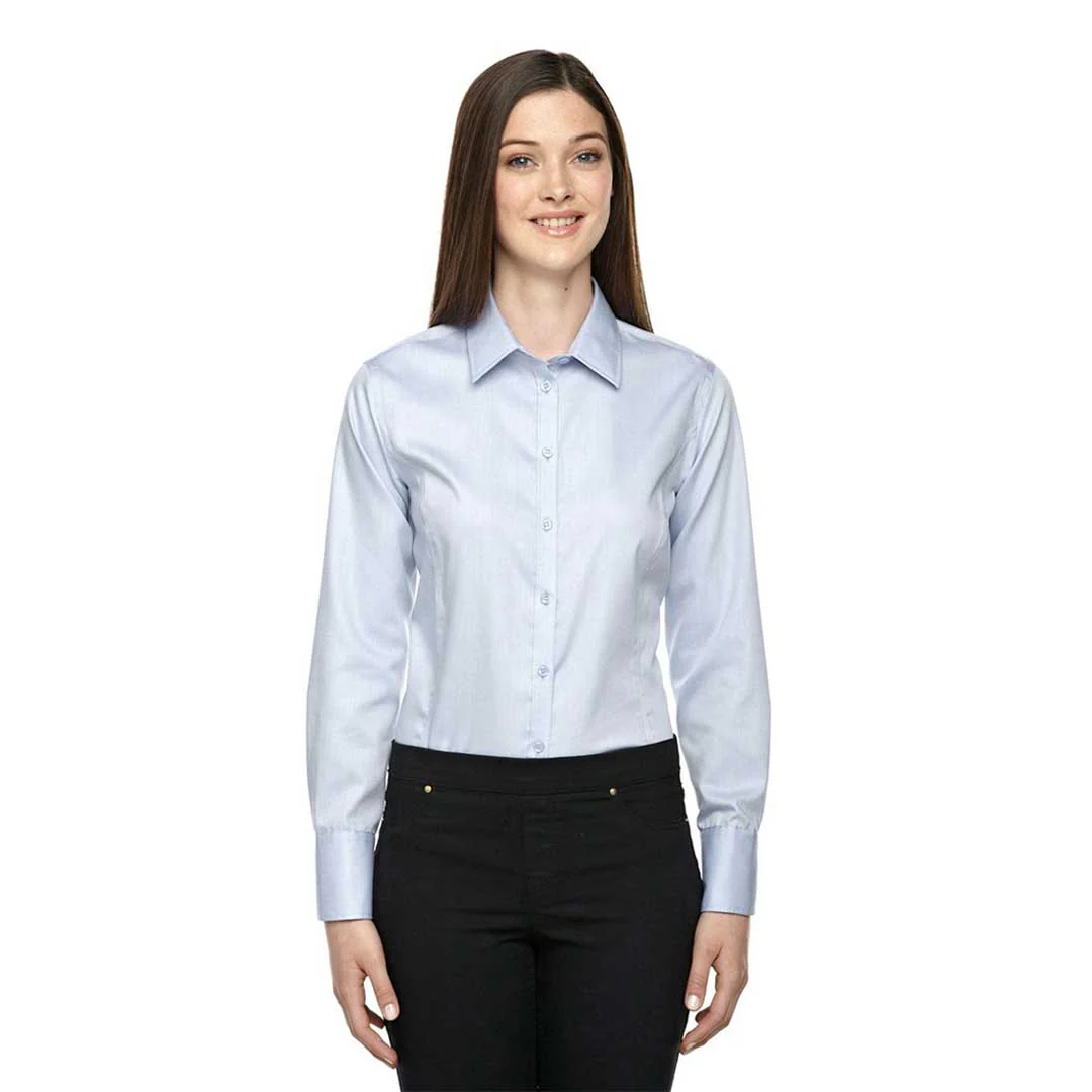North End Sport - Women's Wrinkle Free Dobby Shirt (78673 808) - Image 2
