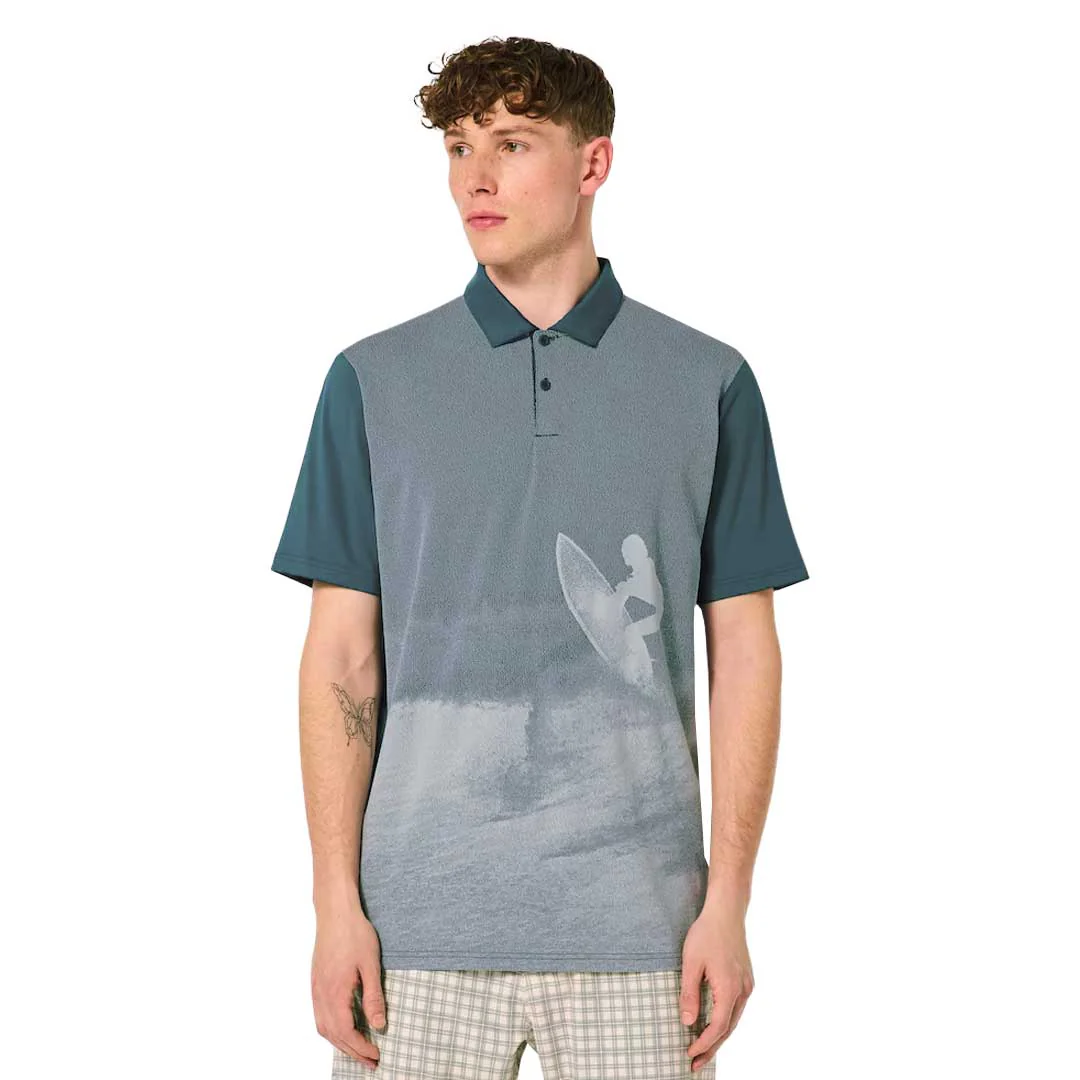 Oakley - Men's Jacquard Printed Polo (FOA404873 6LA) - Image 2