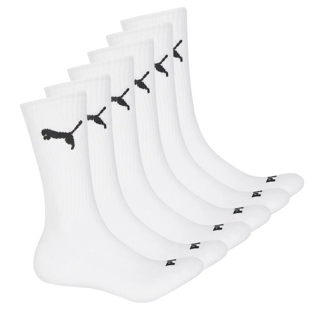 Puma - Men's 6 Pack Crew Socks (P601198 107)