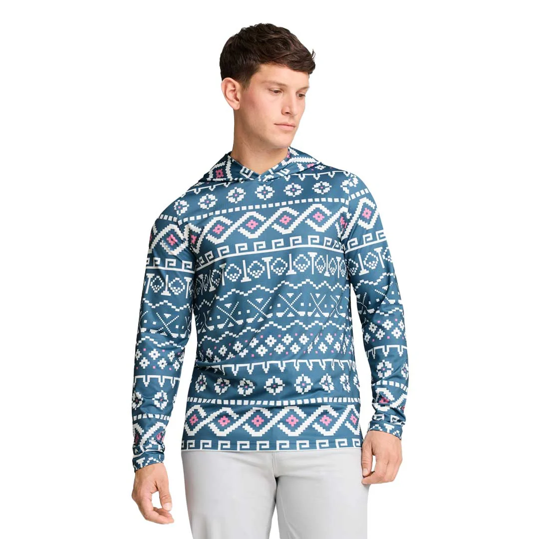 Puma - Men's Fair Isle Hoodie (627641 02) - Image 2