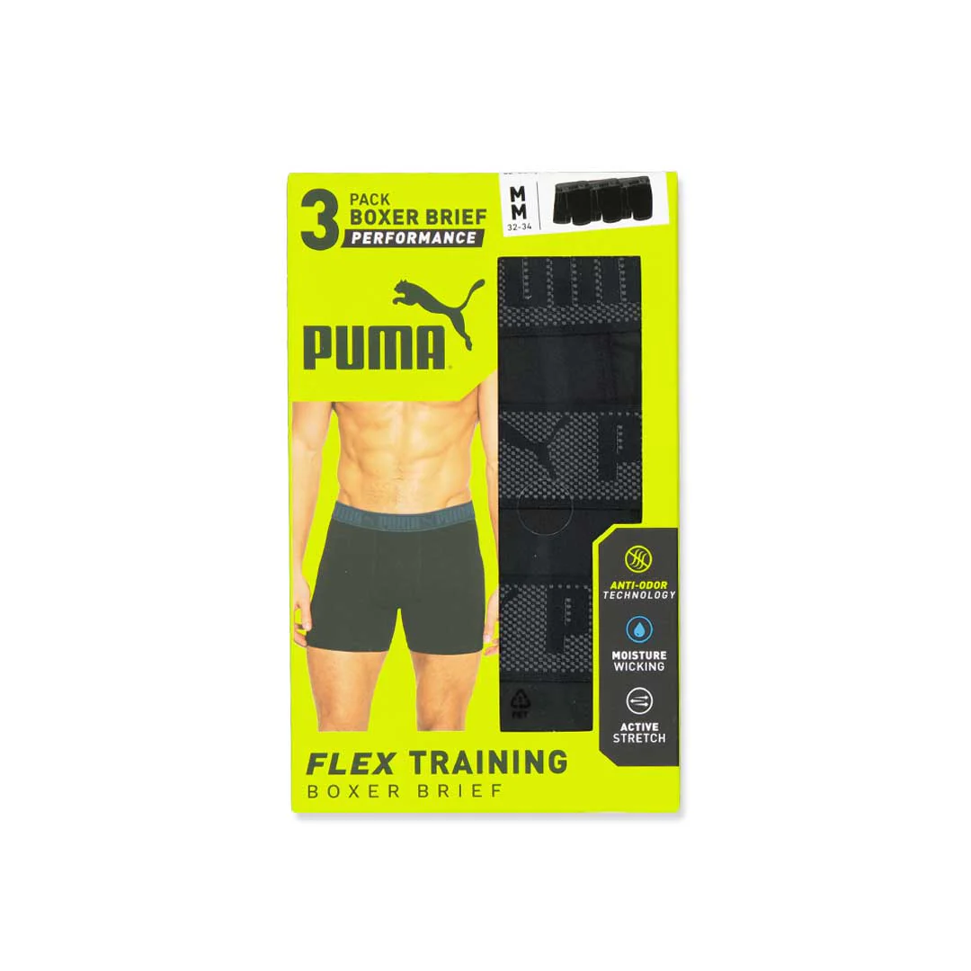 Puma - Men's Flex Training 3 Pack Boxer Brief (PNAM151787 001) - Image 2
