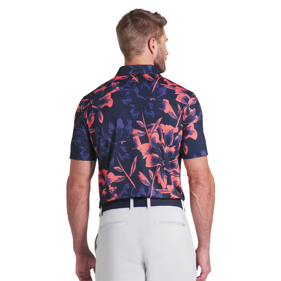 Puma - Men's MATTR Broken Flower Golf Polo (628828 01) - Image 3