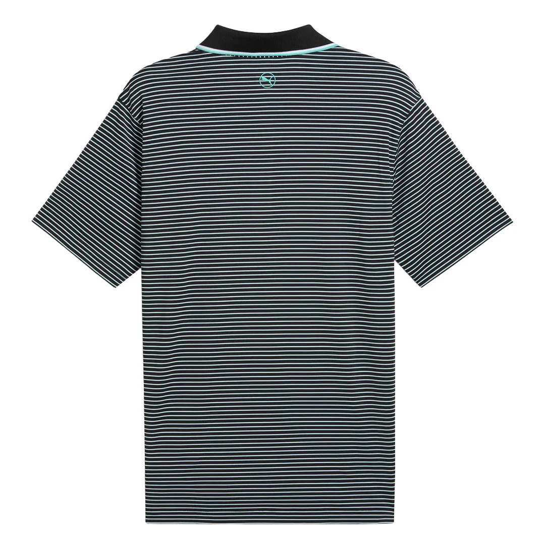 Puma - Men's MATTR Elevated Stripe Golf Polo (628822 02) - Image 4