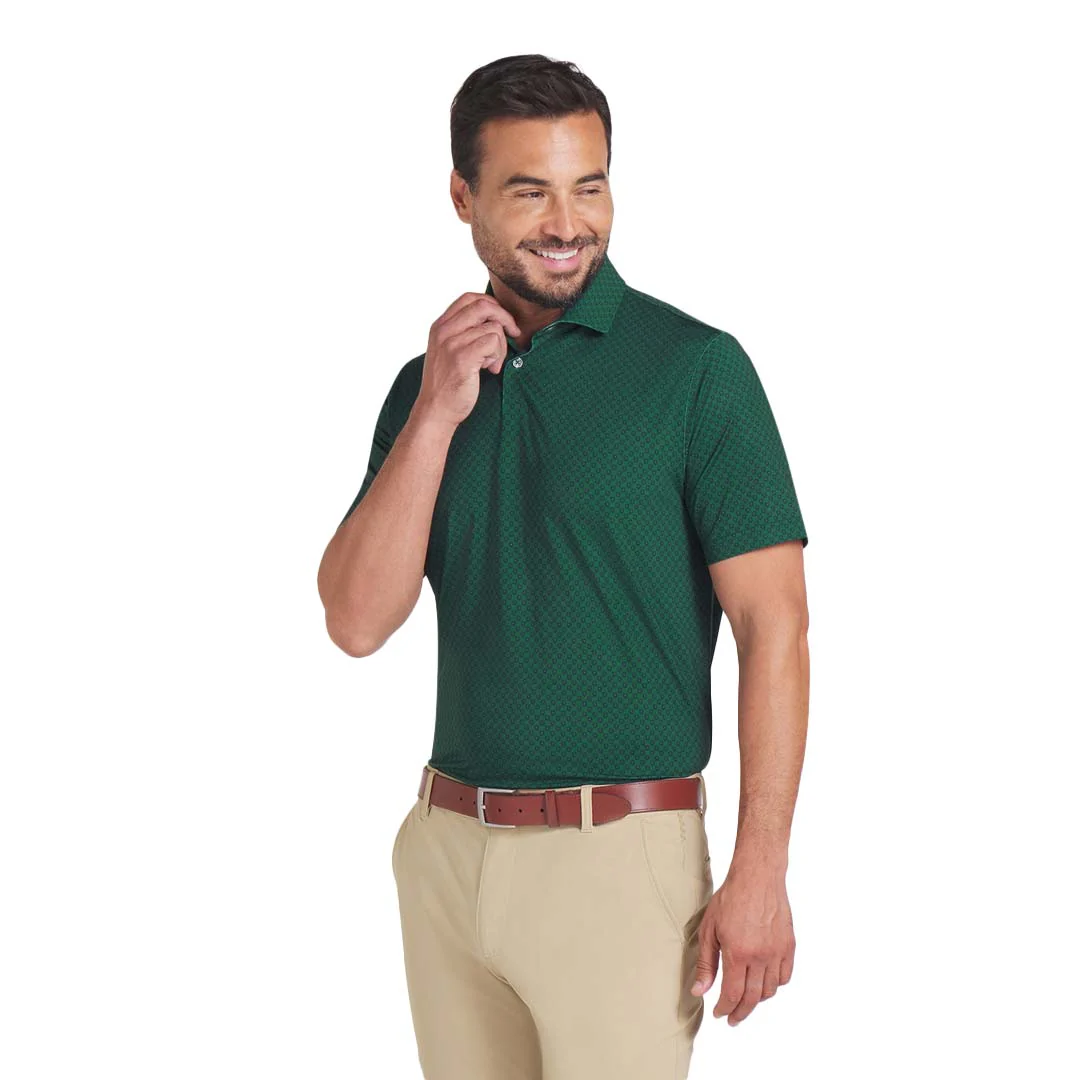 Puma - Men's MATTR Micro Floral Golf Polo (628833 02) - Image 2