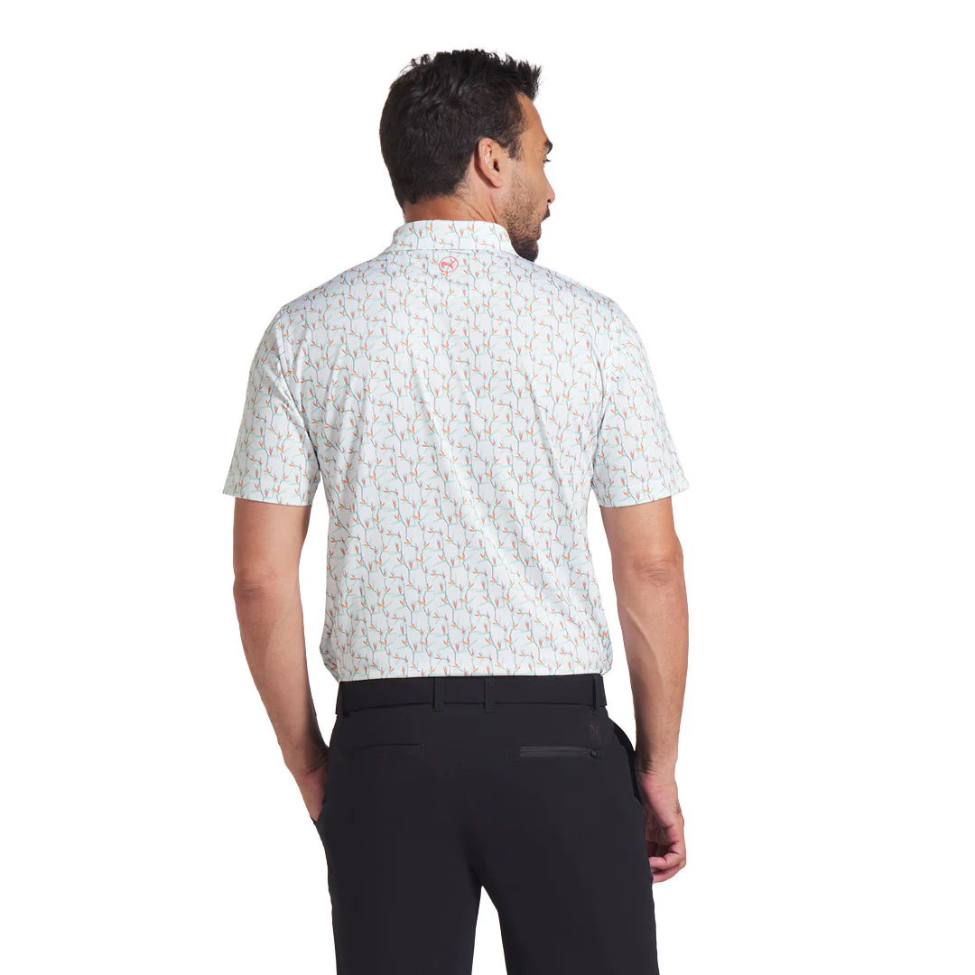 Puma - Men's MATTR Paradise Golf Polo (628824 04) - Image 3