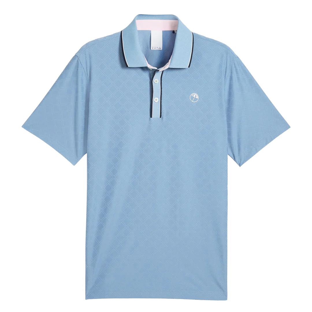 Puma - Men's Puma x Arnold Palmer Tipped Jacquard Golf Polo (630179 04)