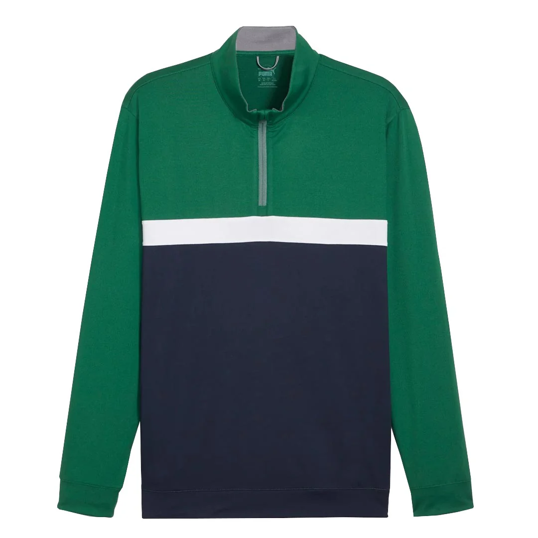 Puma - Men's Pure Colourblock Golf 1/4 Zip Pullover (625887 04)