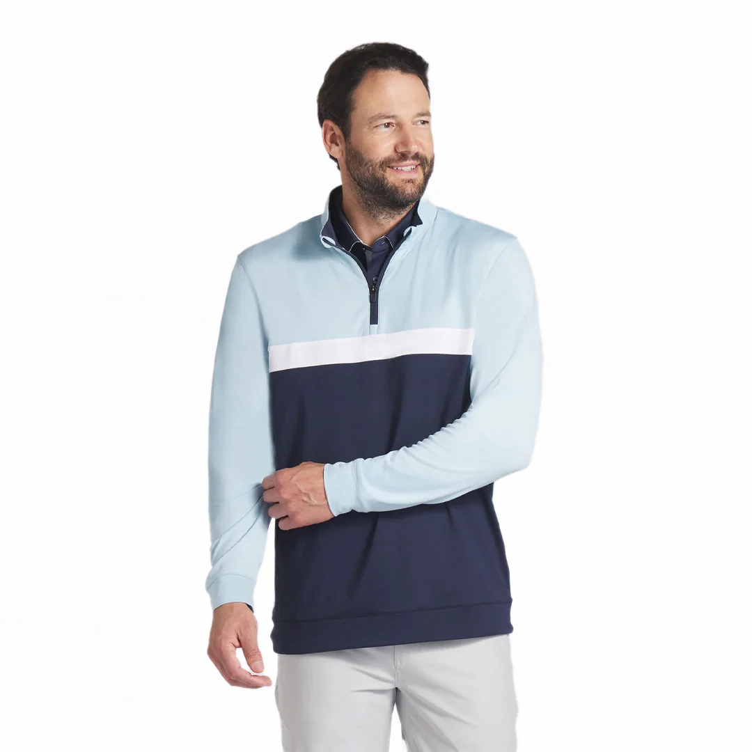 Puma - Men's Pure Colourblock Golf 1/4 Zip Pullover (625887 11) - Image 3