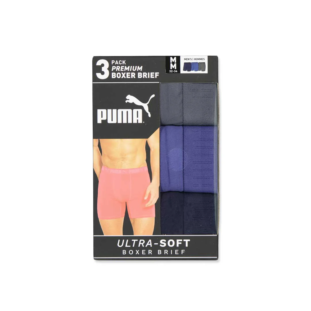 Puma - Men's Ultra Soft 3 Pack Boxer Brief (PSP25M152980 421) - Image 2