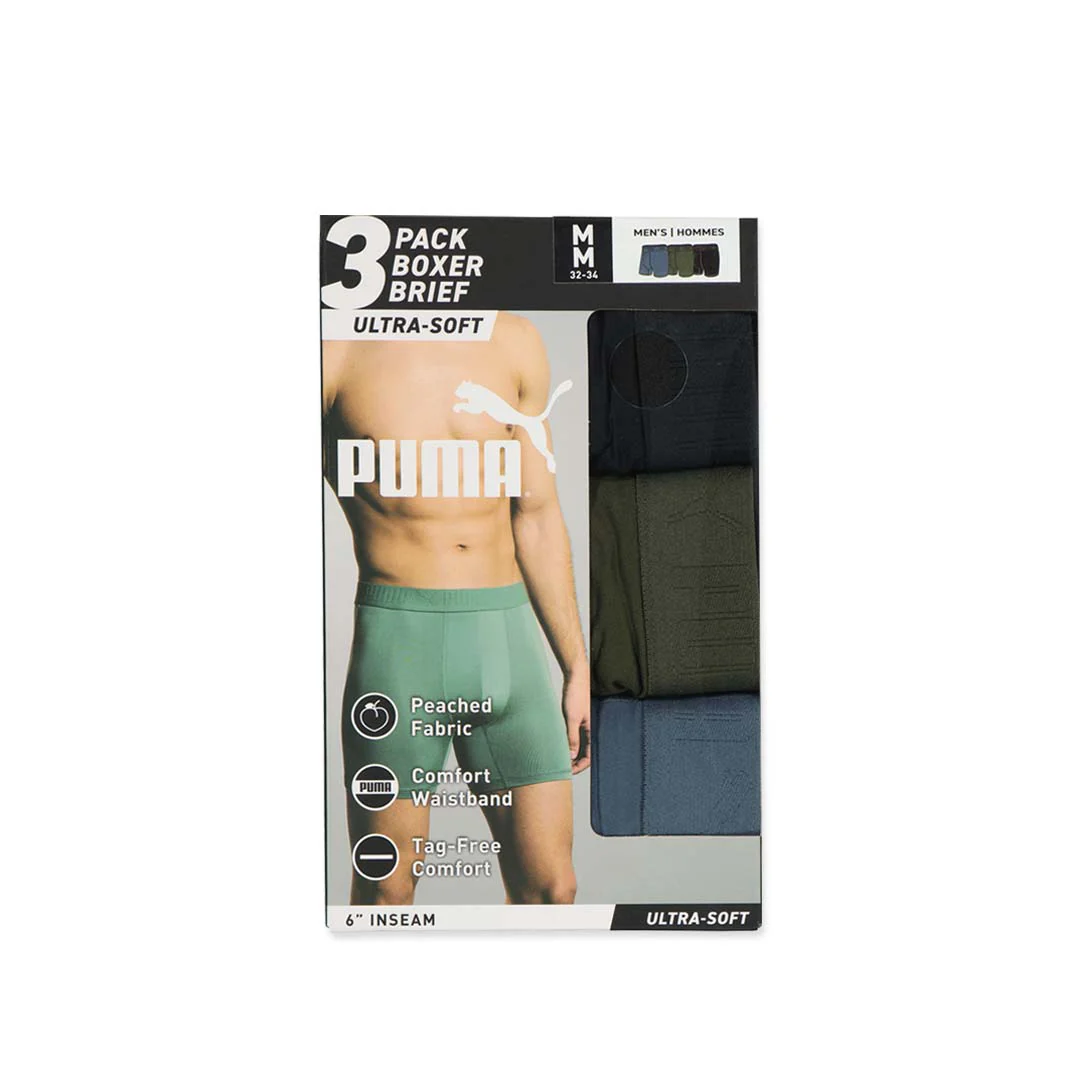 Puma - Men's Ultrasoft 3 Pack Boxer Brief (PFA25M156798 422) - Image 2