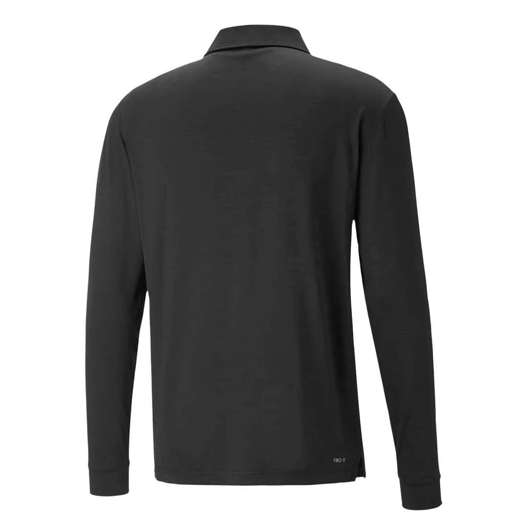 Puma - Men's You-V Long Sleeve Polo (539106 02) - Image 4