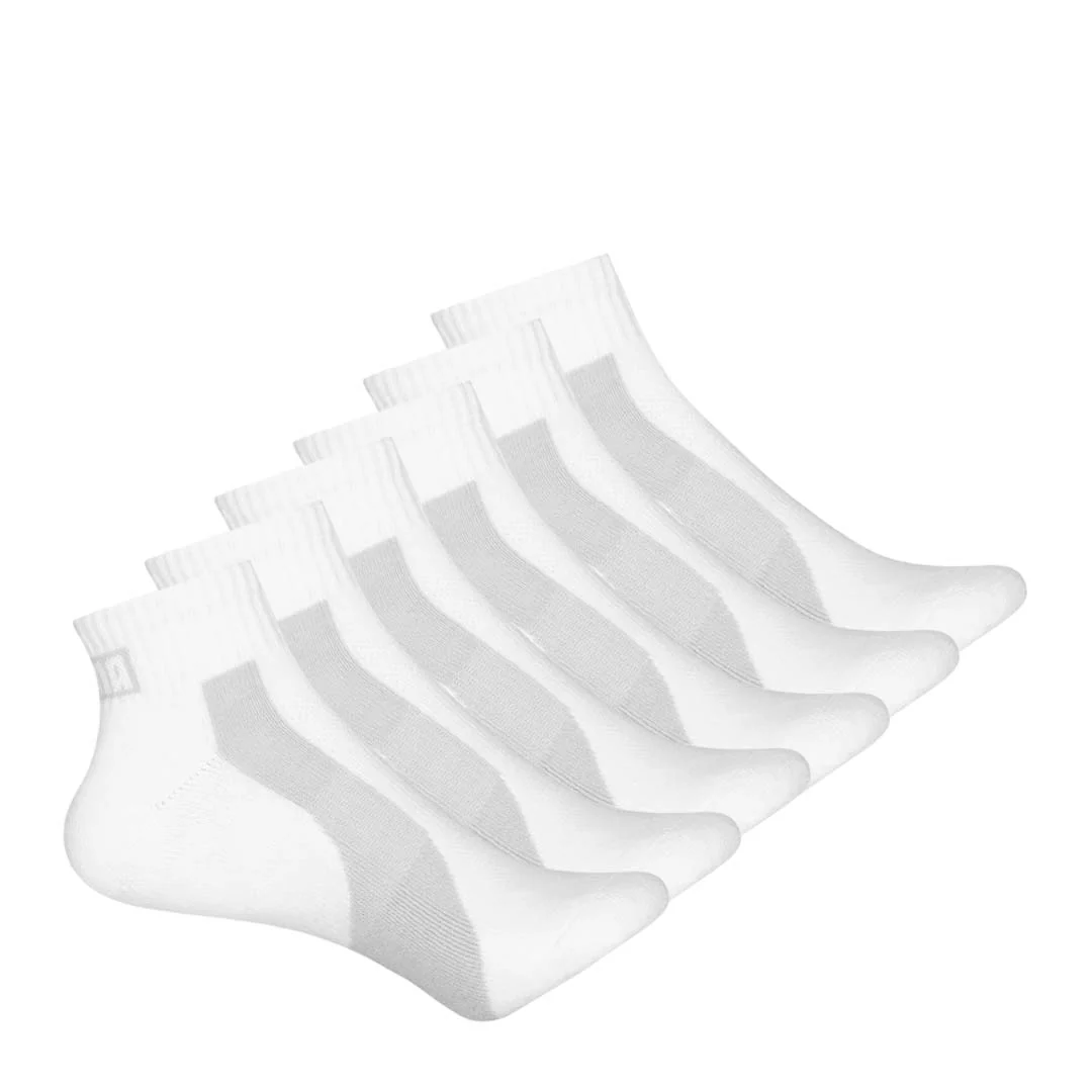 Puma - Women's 6 Pack 1/4 Crew Socks (P602241 117)