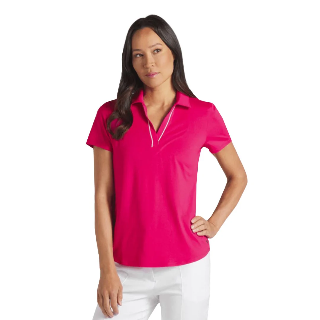Puma - Women's Cloudspun Piped Short Sleeve Polo (623911 10) - Image 2
